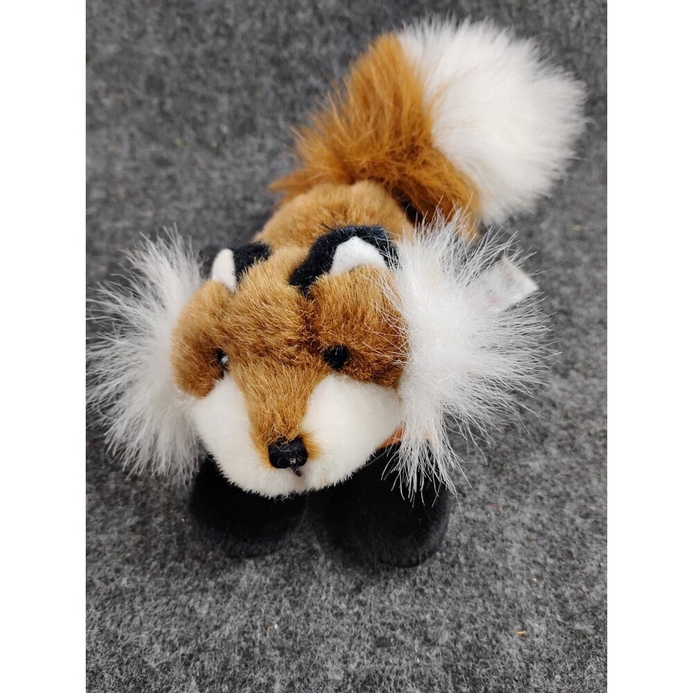 Mary Meyer Fox Plush Finger Puppet Vintage 1997 Brown Stuffed Animal 6.5"